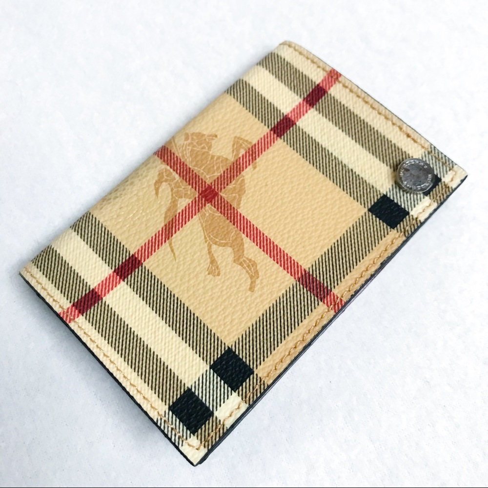 BURBERRY wallet size photo holder